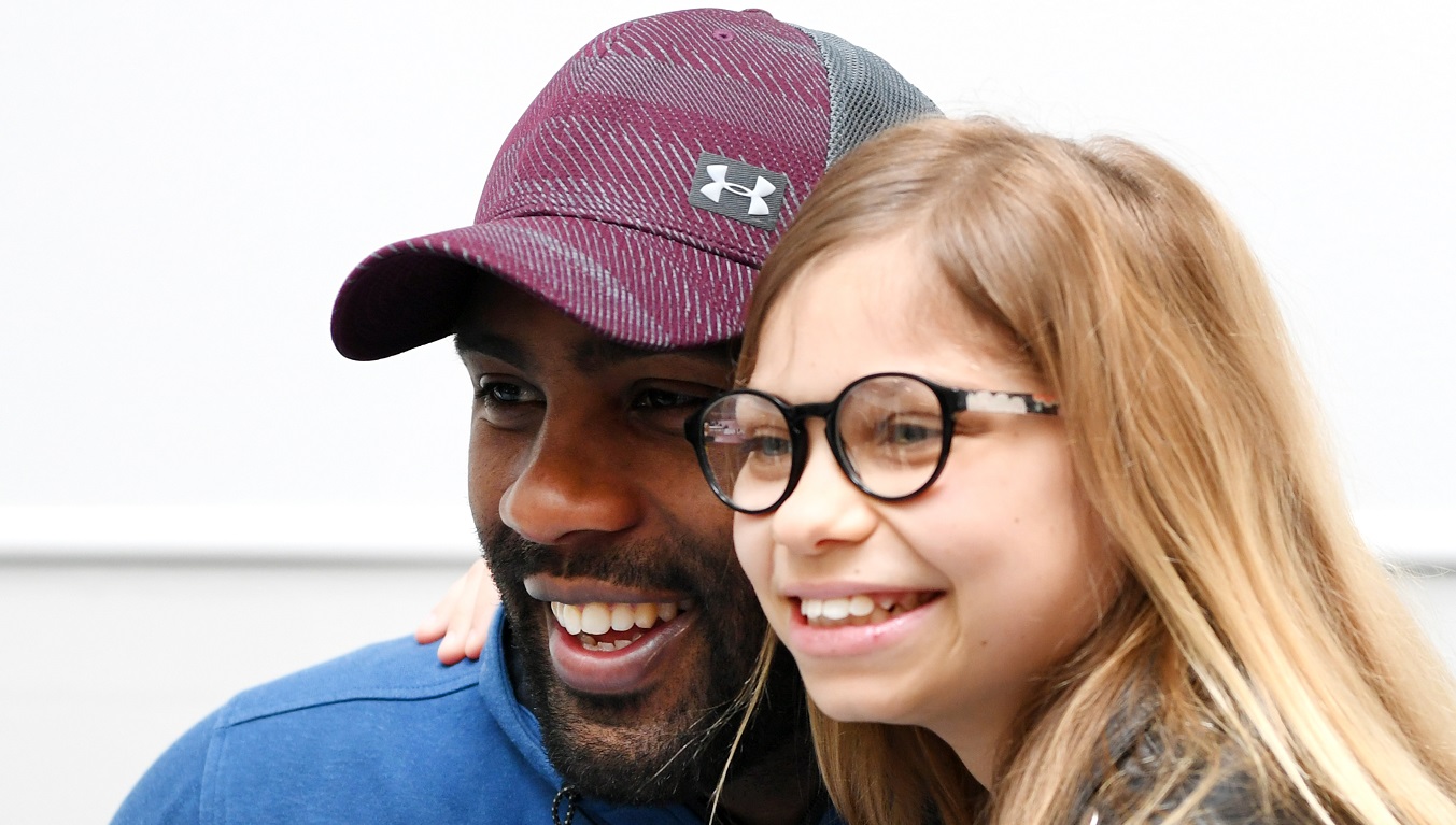 Noa Luu et Teddy Riner