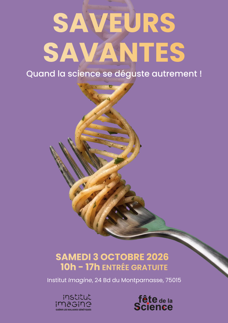 Fête de la science 2026 à l'Institut Imagine