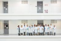 Equipe Nadine avec gants de couleur