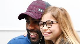 Noa Luu et Teddy Riner